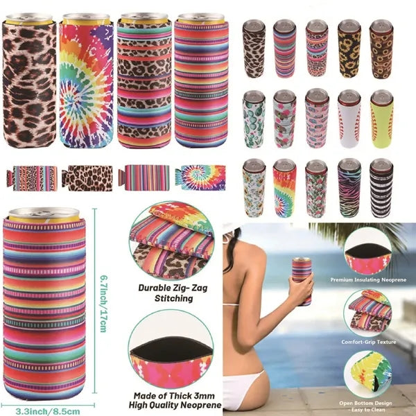 3mm Neoprene Collapsible Can Cooler Sleeve
