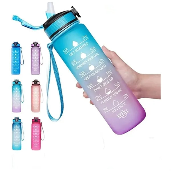 Color Changing Gradient Water Bottle With Logo Print