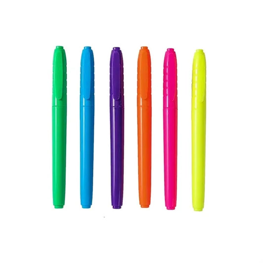 6-Color Transparent Highlighter