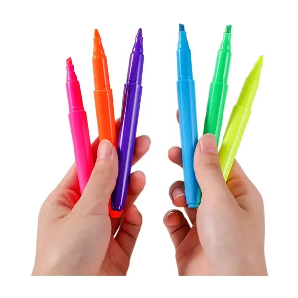 6-Color Transparent Highlighter