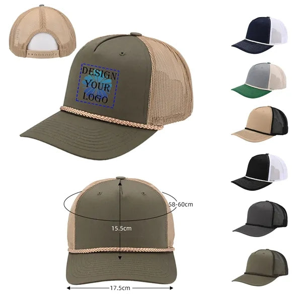 Breathable Quick-Dry Mesh Snapback Baseball Hat