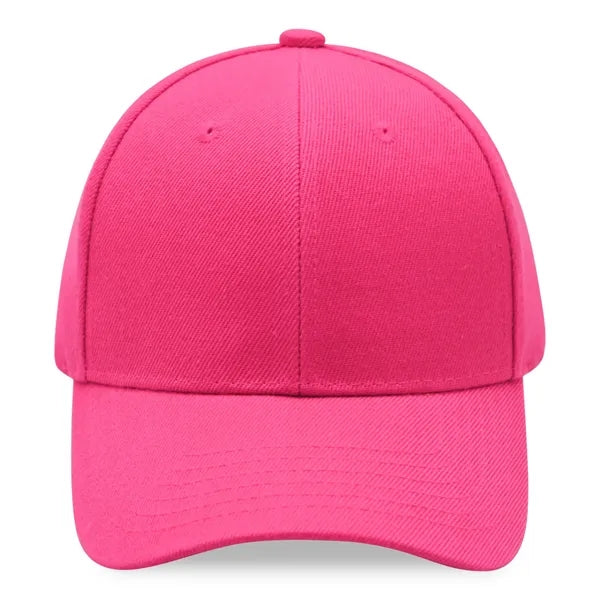 6 Panel Poly Twill Baseball Cap