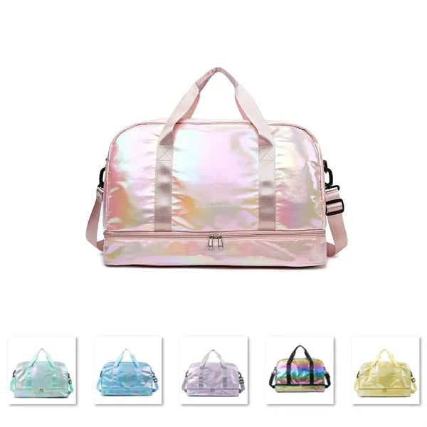 Shiny Travel Bag Duffel for Women
