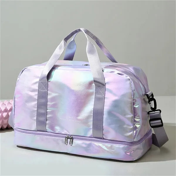 Shiny Travel Bag Duffel for Women