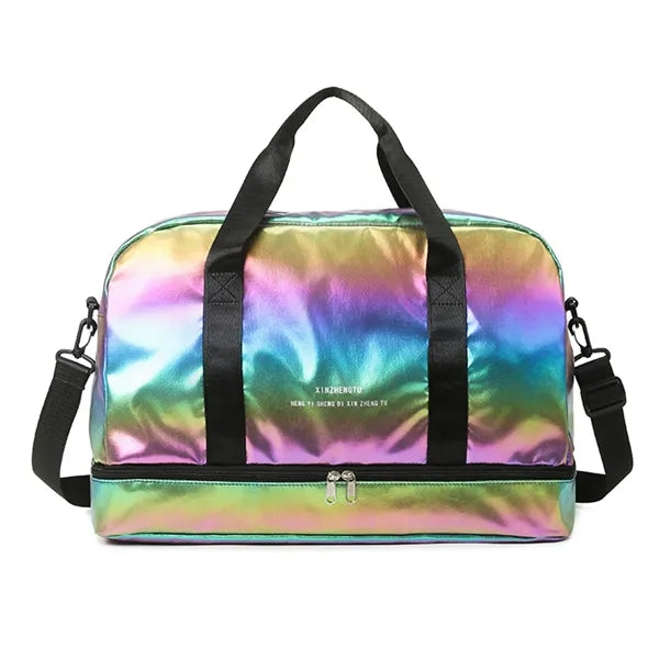 Shiny Travel Bag Duffel for Women
