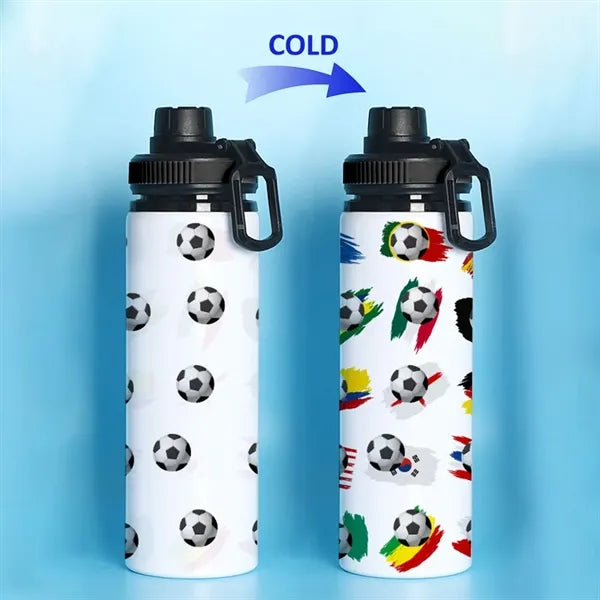 Color-changing outdoor sports water bottle