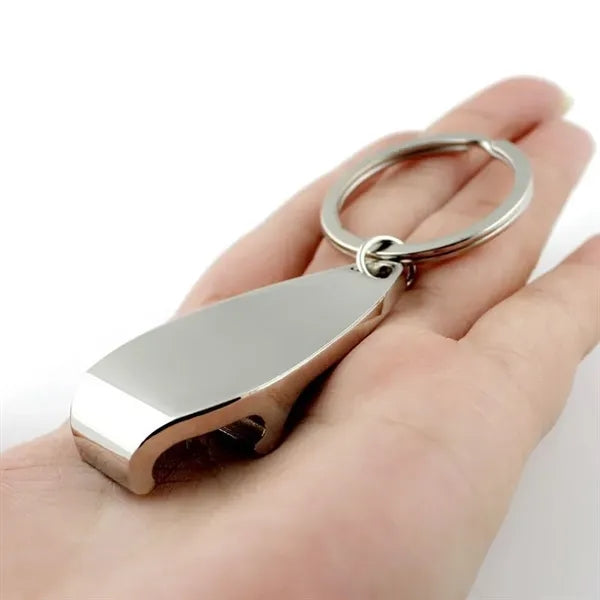 Water Droplet Bottle Opener Keychain