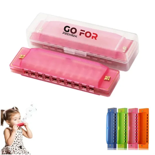 Harmonica for Kids 10 Hole Translucent