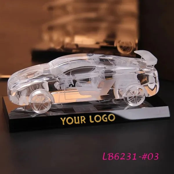 3D Crystal Car Award Auto Trophy Sculpture