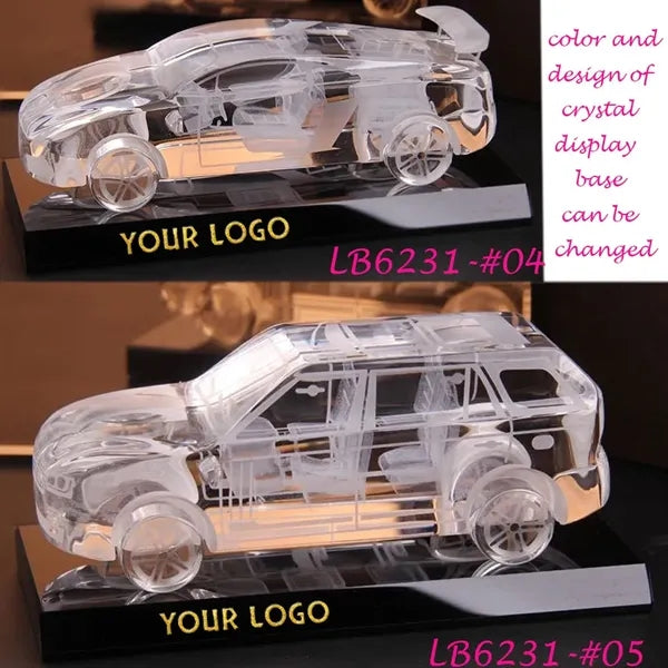 3D Crystal Car Award Auto Trophy Sculpture
