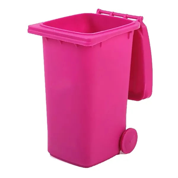 Mini Garbage Trash Can Pencil Holder