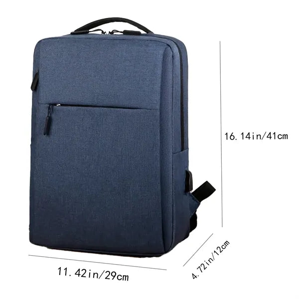15L USB Charging Business Leisure Computer Bag Backpack
