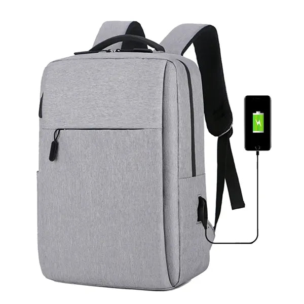 15L USB Charging Business Leisure Computer Bag Backpack