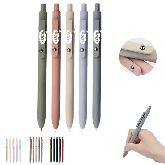 Gel Pens Morandi Pastel And Vintage 5 Pcs