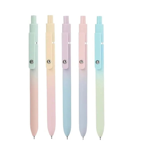 Gel Pens Morandi Pastel And Vintage 5 Pcs