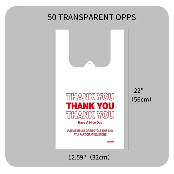 Plastic T Shirt Bag With Handle For Shopping