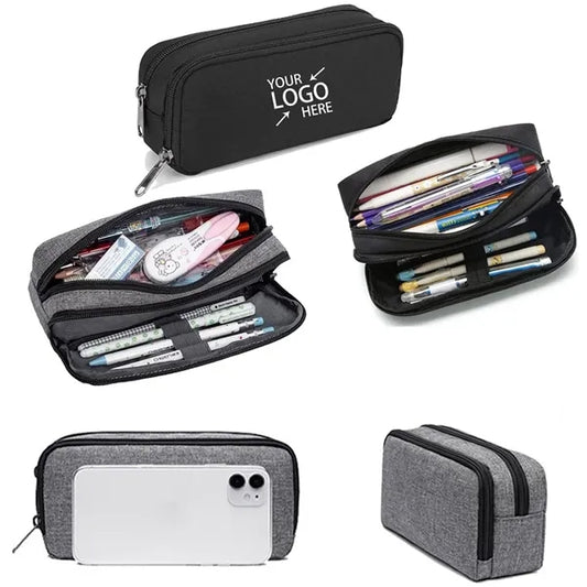 Large Capacity Pencil Case Pouch Office Stationery Organizer