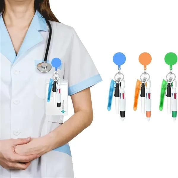 4 in 1 Assembled Multifunctional Doctor Nurses Pen Set