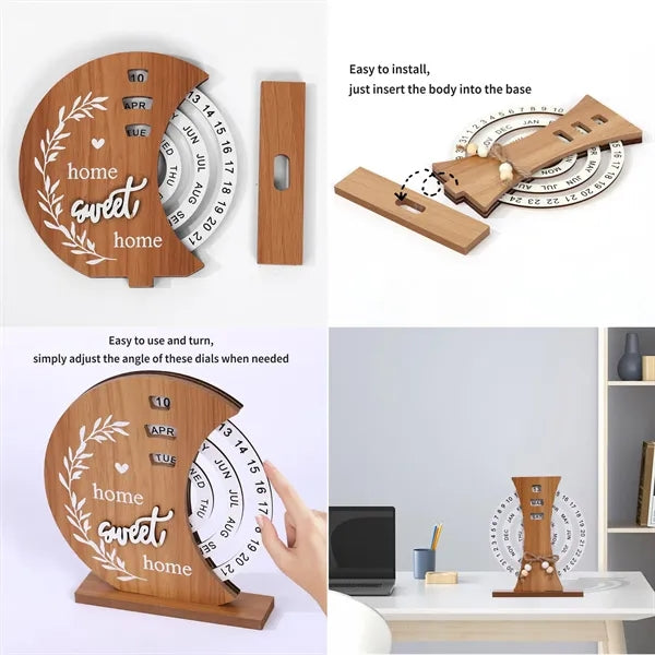 Wooden Perpetual Calendar