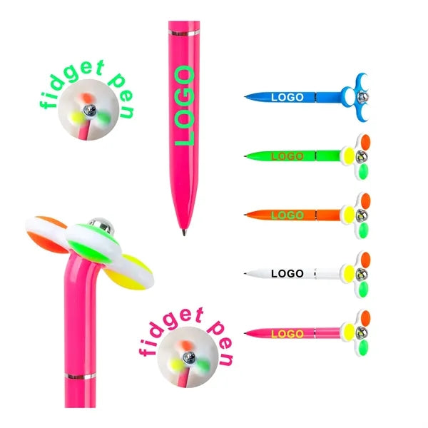 Colorful Rotating Twisting Gyroscope Pen