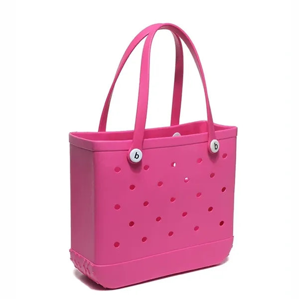 Rubber Beach Bag Jelly Tote Washable Pool Summer Travel