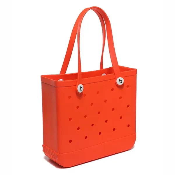 Rubber Beach Bag Jelly Tote Washable Pool Summer Travel