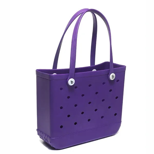 Rubber Beach Bag Jelly Tote Washable Pool Summer Travel
