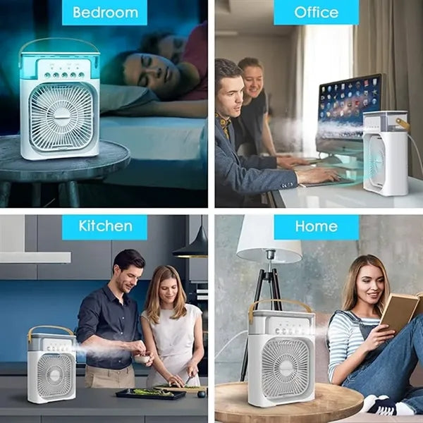 Portable Air Conditioner Cooler Fan with Water Mist Spray