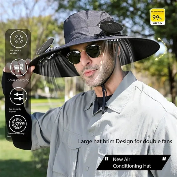 Sun Protection Solar Fan Hat
