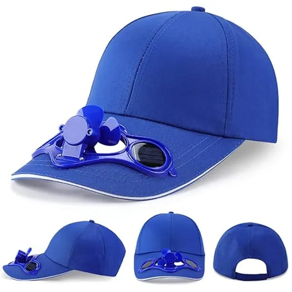Solar Powered Air Fan Cooled Baseball Hat