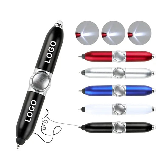 Fidget Spinner Pen with LED Light