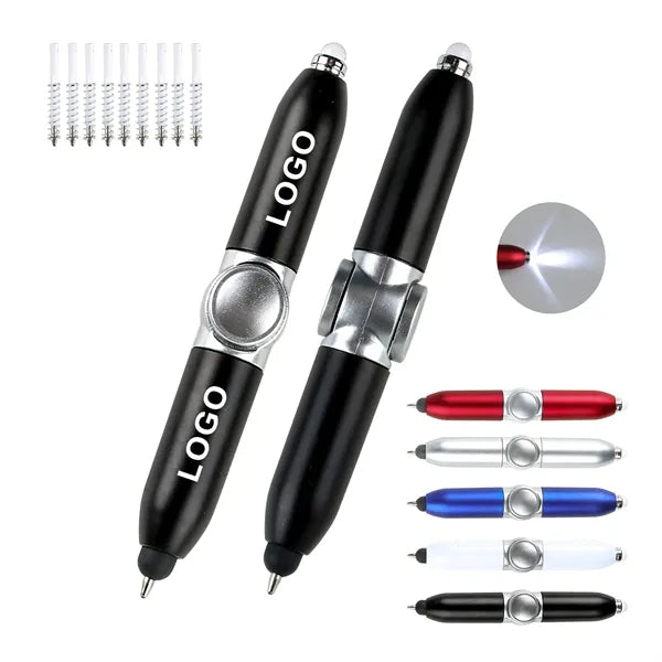 Fidget Spinner Pen with LED Light