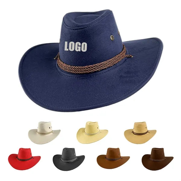 Suede Western Cowboy Hat