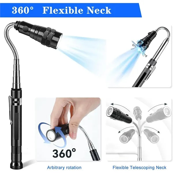 Magnetic Telescoping Pickup Flashlight Gadget
