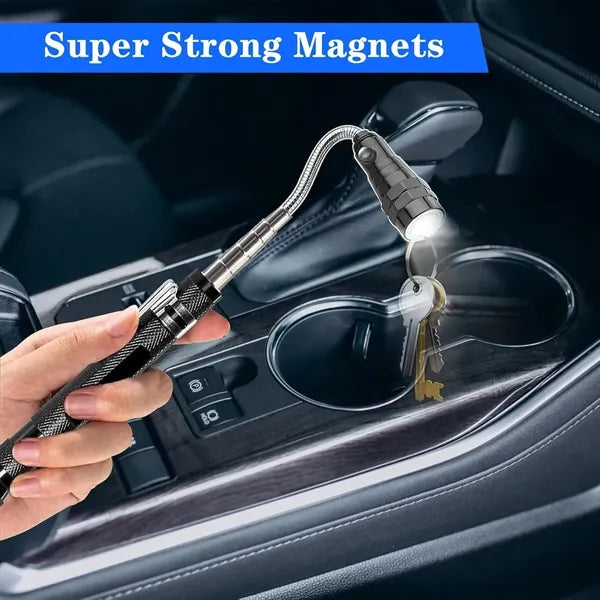 Magnetic Telescoping Pickup Flashlight Gadget