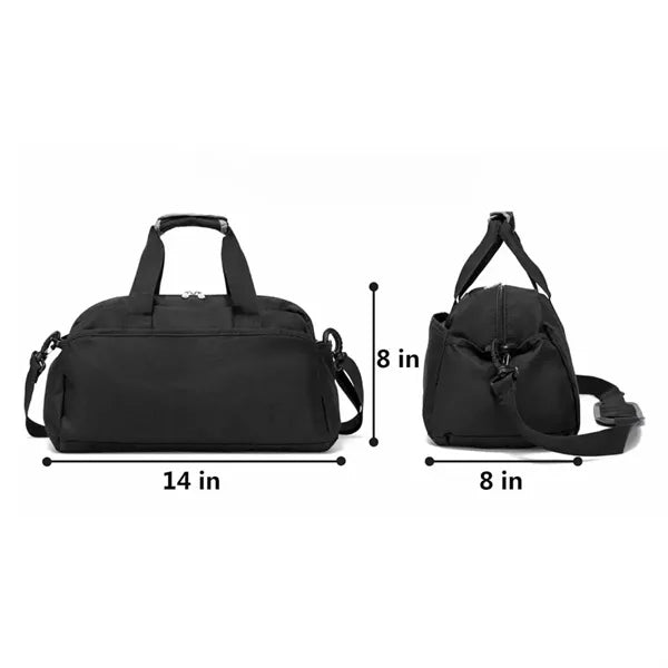14" Duffel Bag Lightweight Carry On For Gym Underseat Unisex