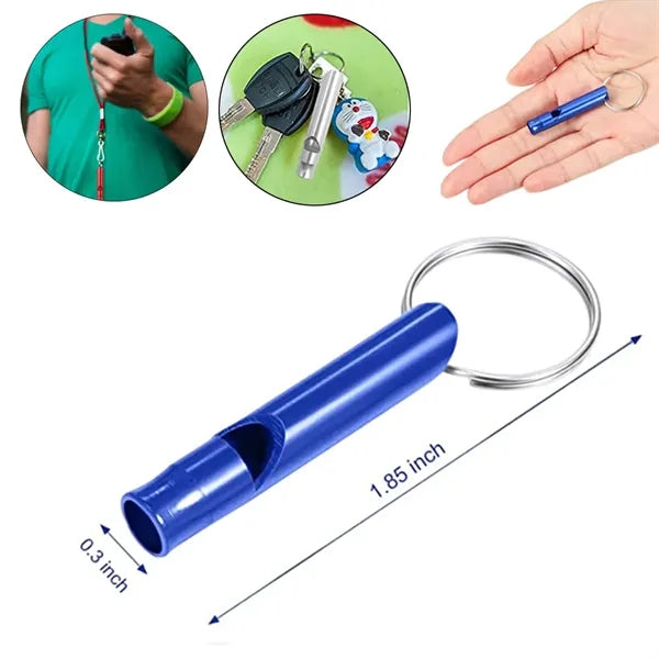 Emergency Aluminum Loud Survival Whistle Keychain