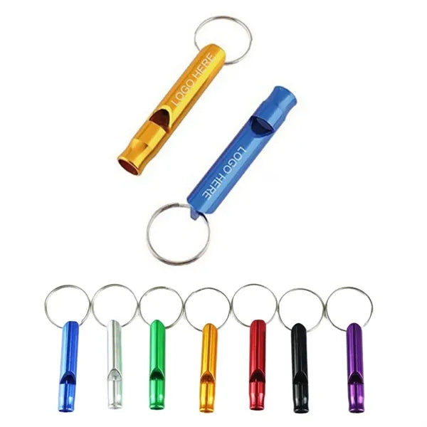 Emergency Aluminum Loud Survival Whistle Keychain