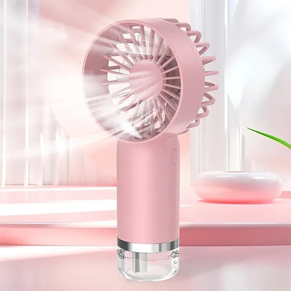 Portable Handheld Misting Fan USB Rechargeable Mini Cooler