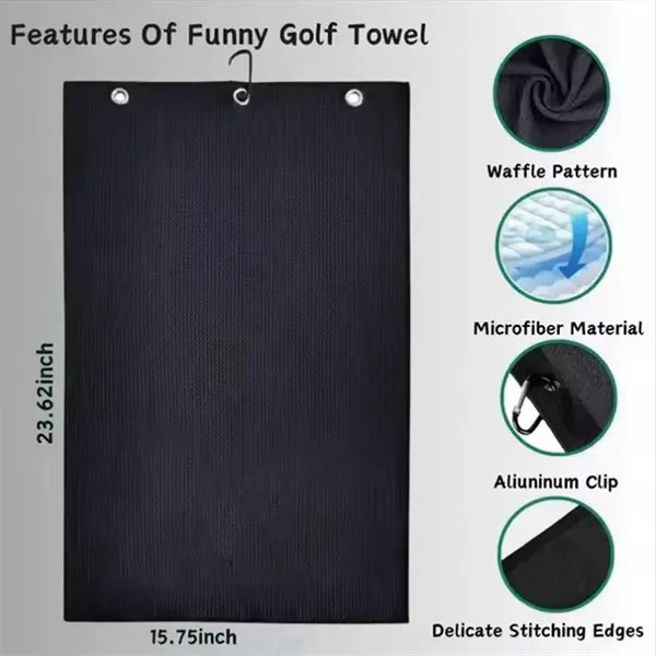 Waffle Hiking Golf Cleaning Towel