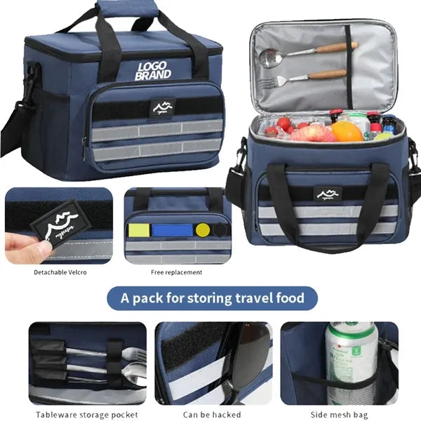 Insulated Crossbody Shoulder Cooler Picnic Lunch Bag Outdoor