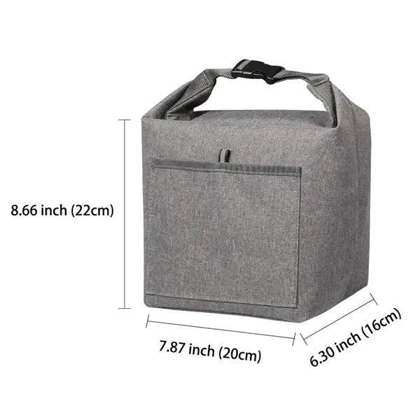 Bellevue Heathered Polyester Insulated Lunch Tote Bag