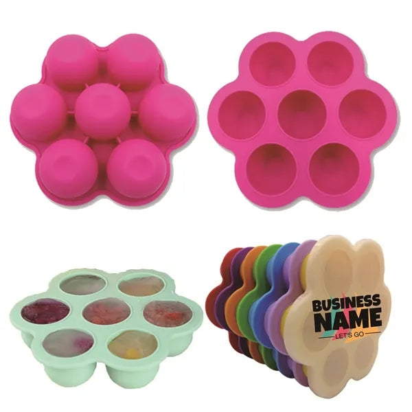 Silicone Ice Cube Tray with 7 Slots