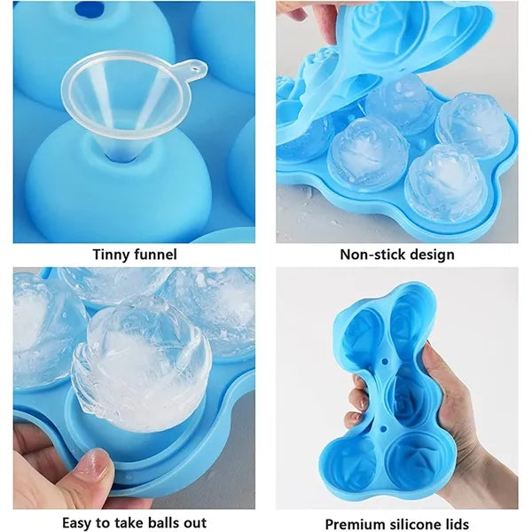 Silicone Rose Ice Cube Tray Mold