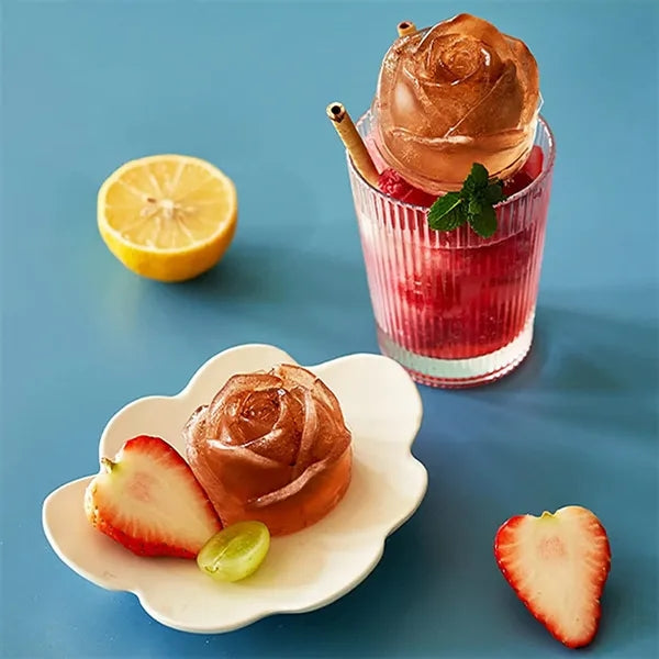 Silicone Rose Ice Cube Tray Mold