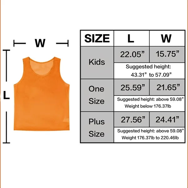 Large Mesh Training Vest