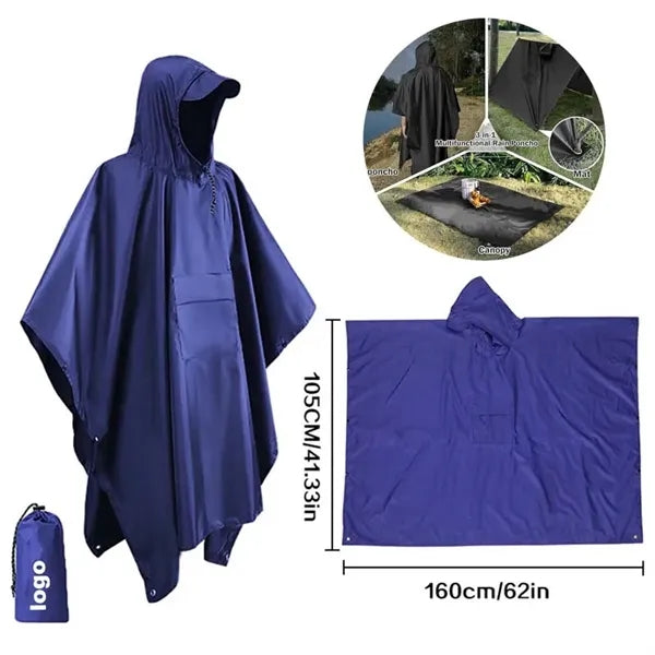 3 in 1 Multifunctional Rain Poncho