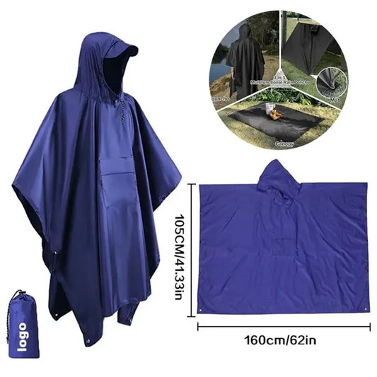 3 in 1 Multifunctional Rain Poncho