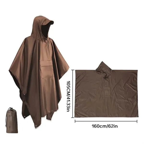3 in 1 Multifunctional Rain Poncho