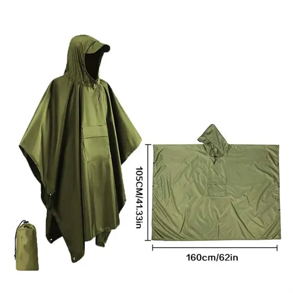 3 in 1 Multifunctional Rain Poncho